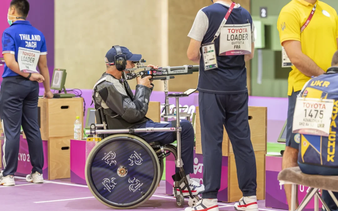 Alain Quittet, médaille de bronze aux Jeux Paralympiques de Pékin en 2008 - Photo DR