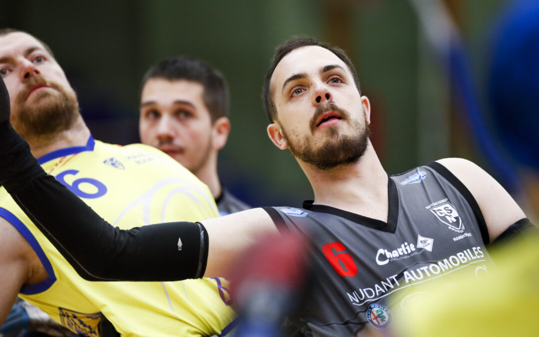 Corentin Le Guen, joueur de l’équipe de France de rugby fauteuil - Photo Xavier Ducordeaux