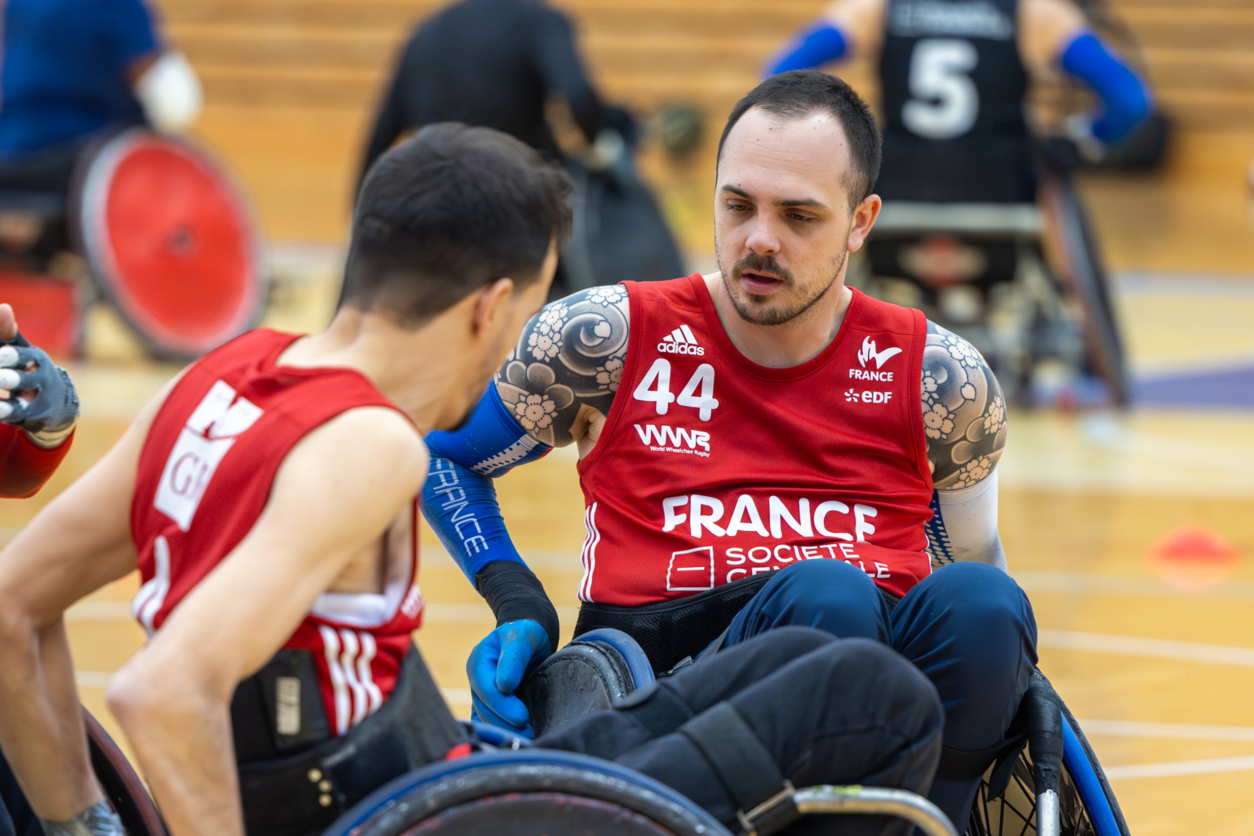 Corentin Le Guen fait partie des défenseurs les plus solides du rugby mondial. Photo : Xavier Ducordeaux.