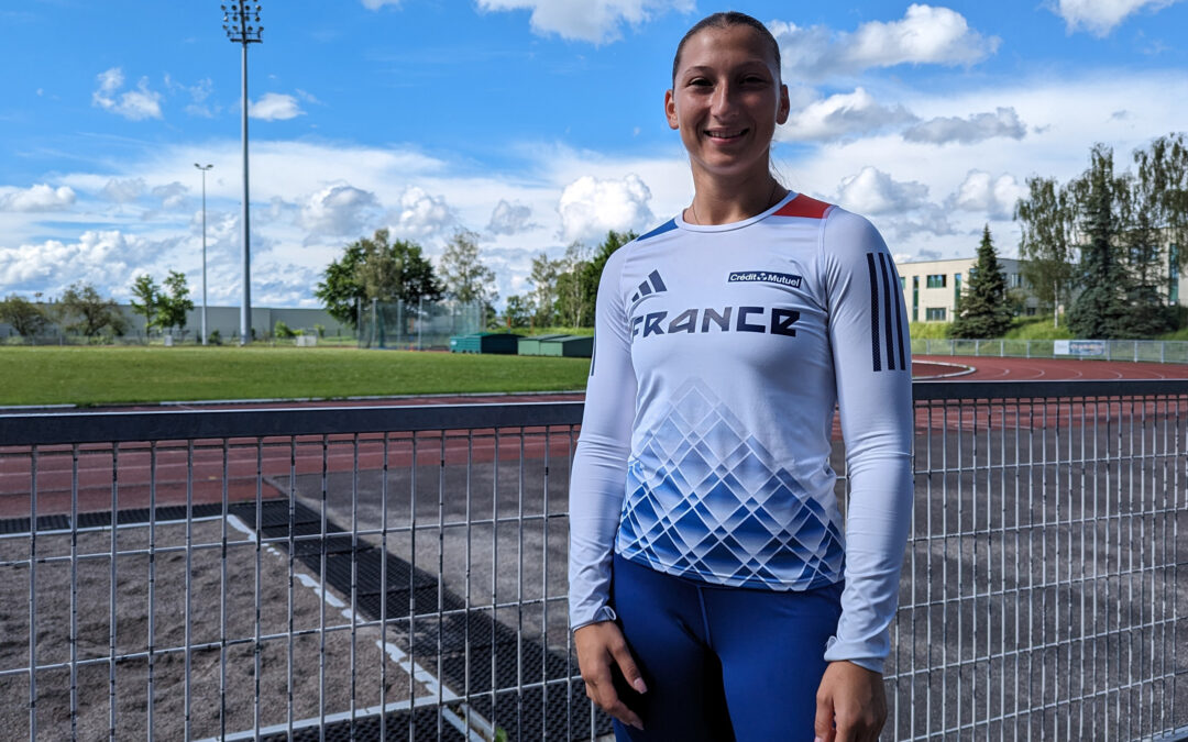 Jade Maraval, championne de France du lancer de javelot - Photo Christophe Bidal