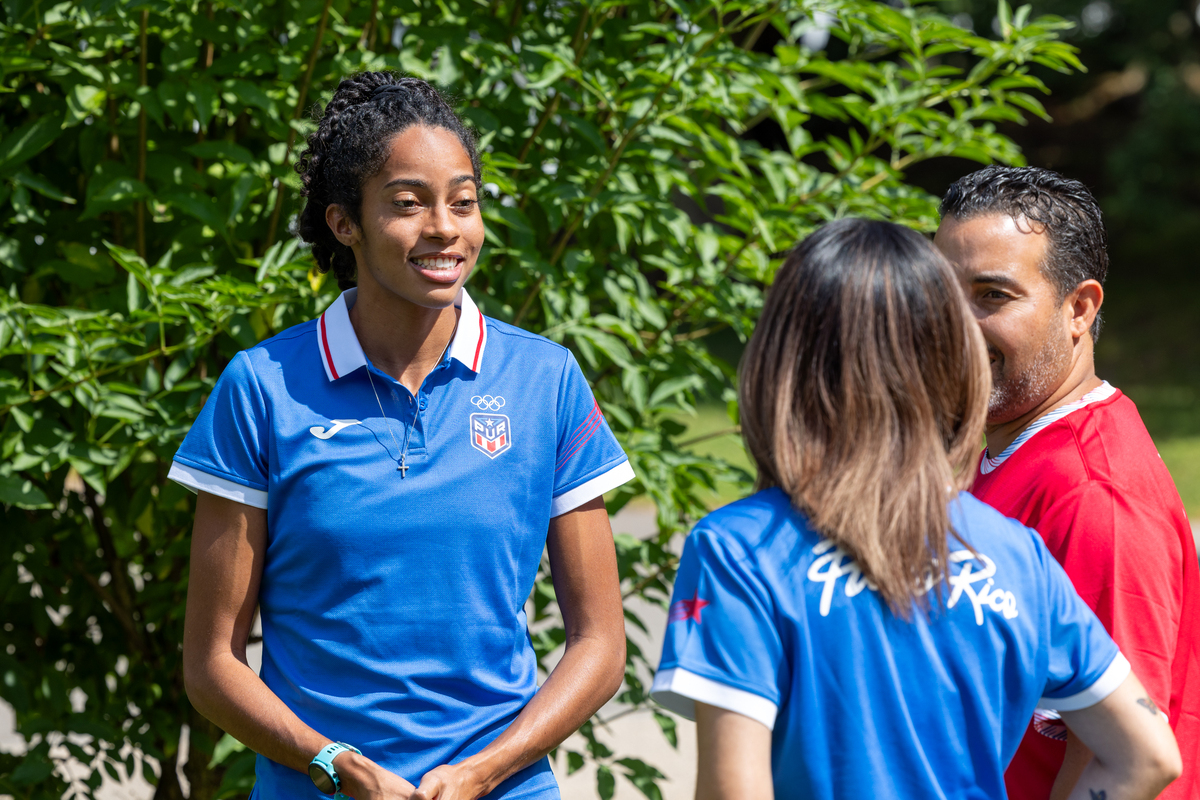 Gabriella Scott espère décrocher une médaille au 400 mètres et apprécie les équipements du Creps - Crédit Xavier Ducordeaux