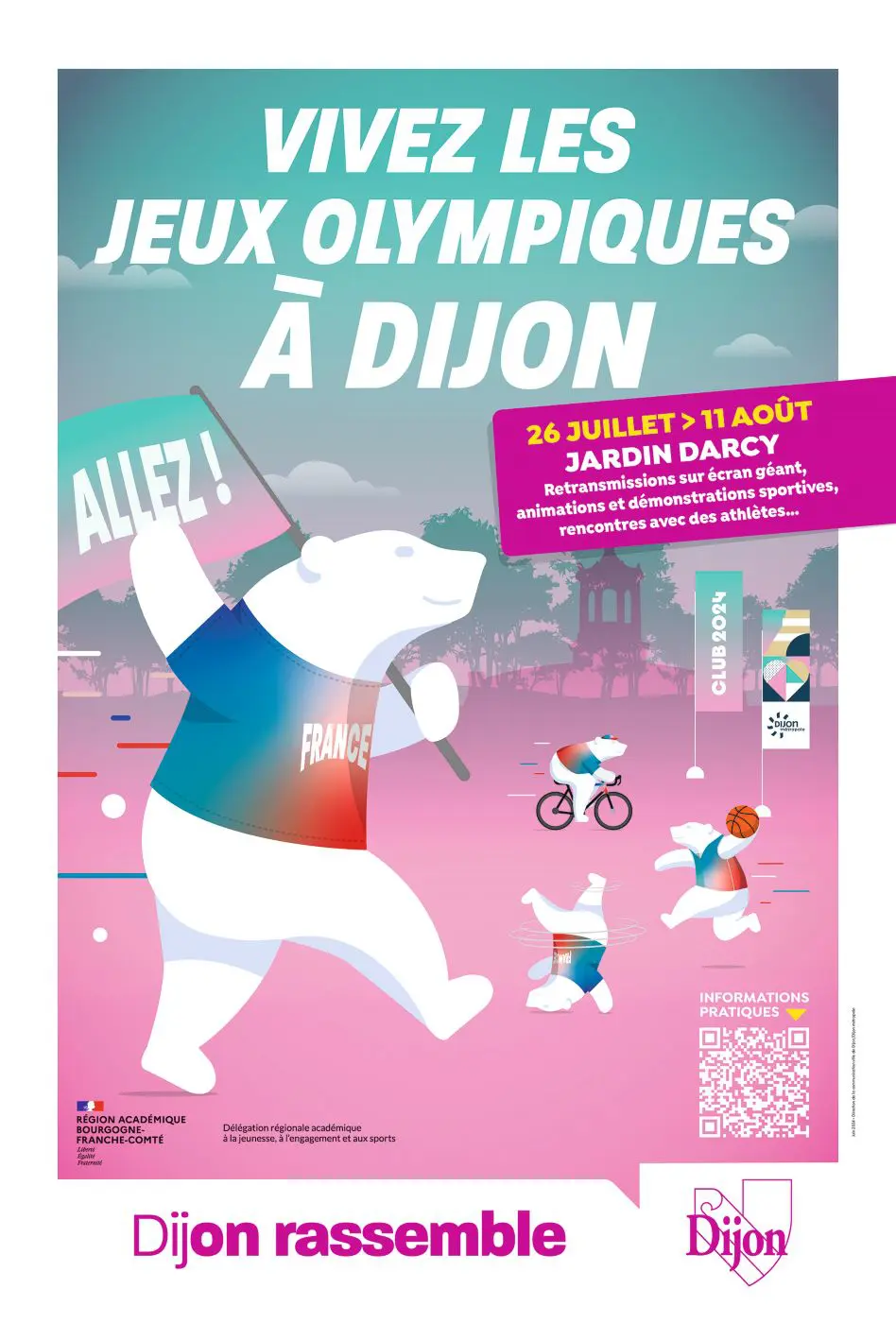 Affiche fan zone Dijon