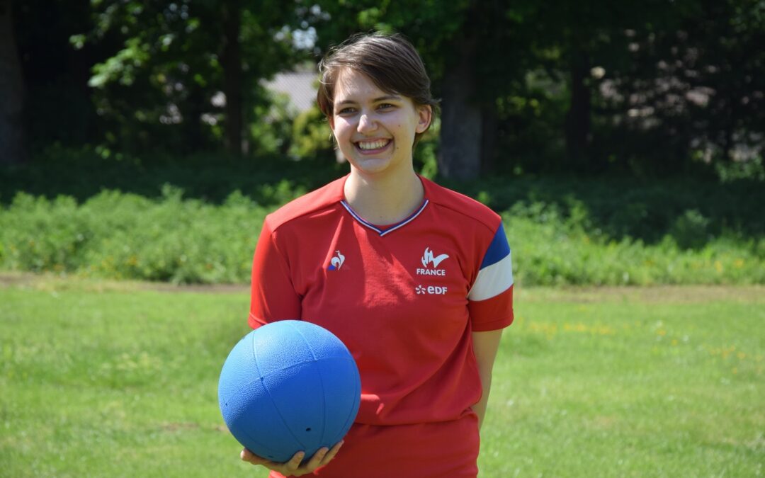 Loïse Rondepierre, joueuse internationale de goalball - Photo DR