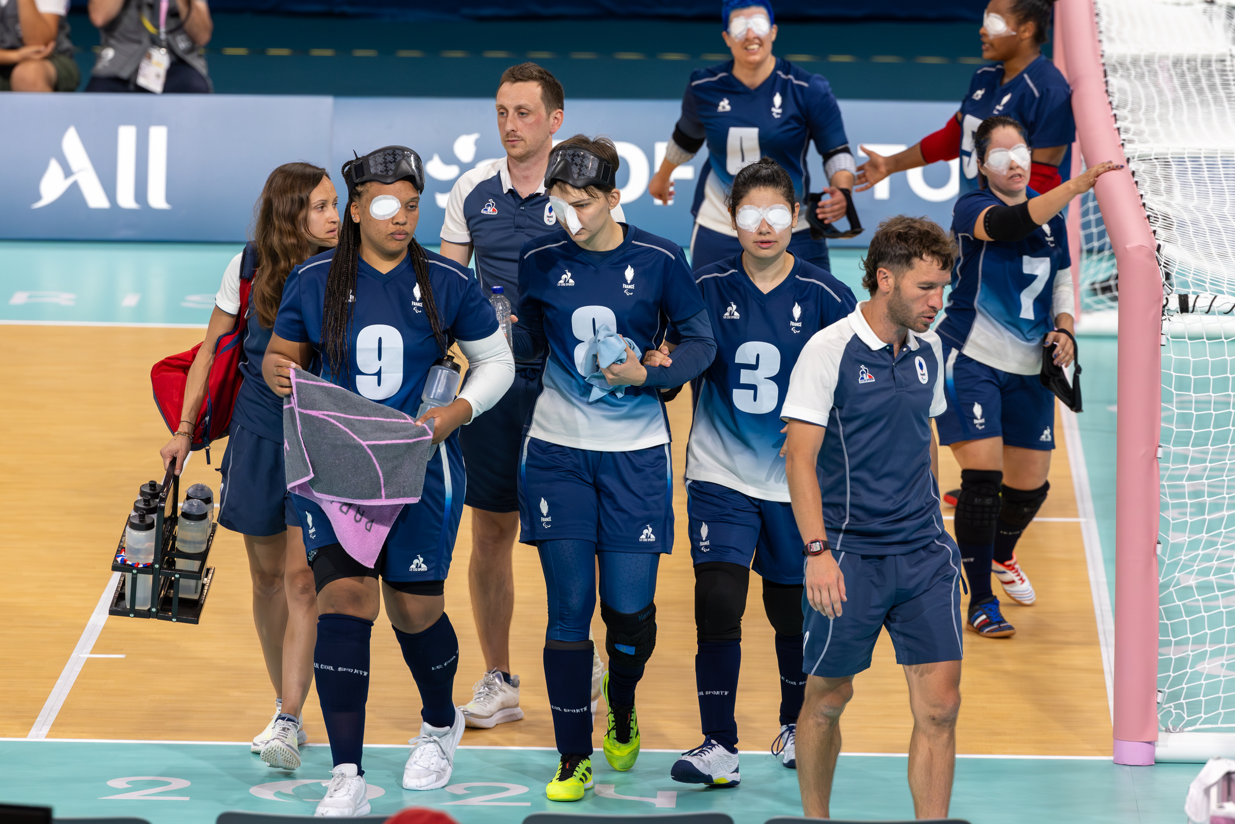 Héloïse Rondepierre (n°8) espère faire ses débuts avec les « Bleues » samedi, face à la Corée. Photo : Xavier Ducordeaux.