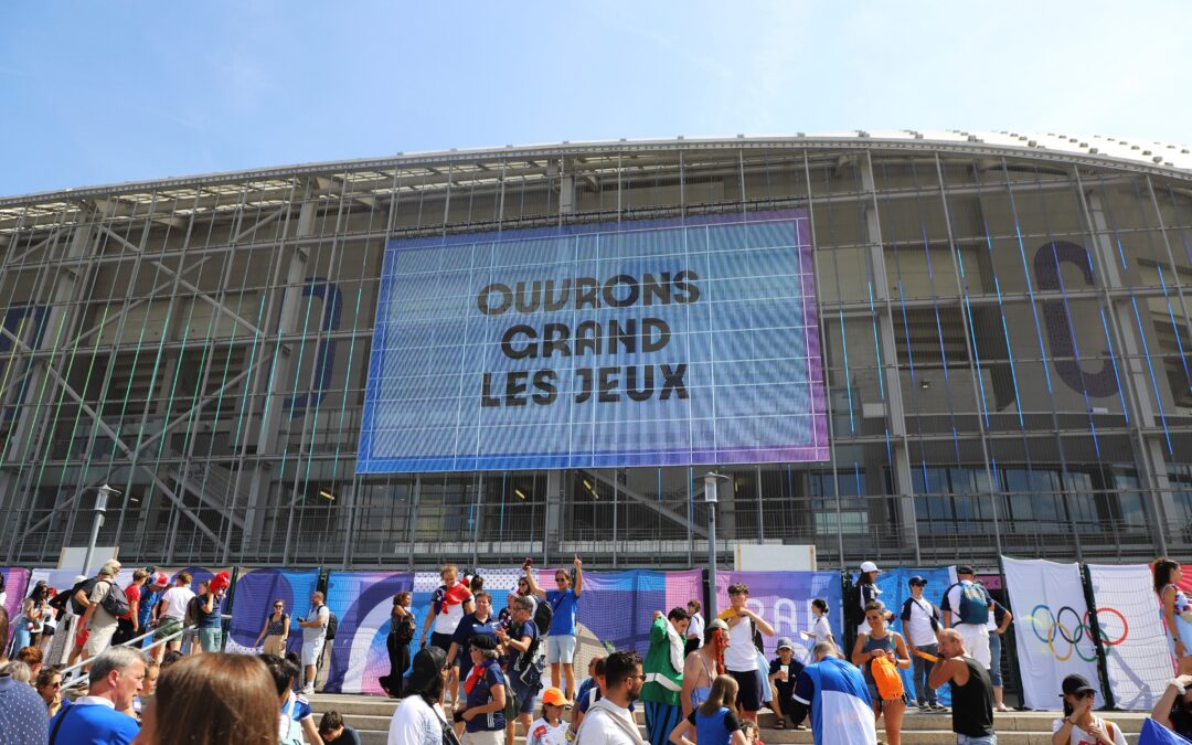 Le stade Pierre Mauroy, en configuration handball, a fait le plein ce 7 août 2024 - Photo Christophe Bidal