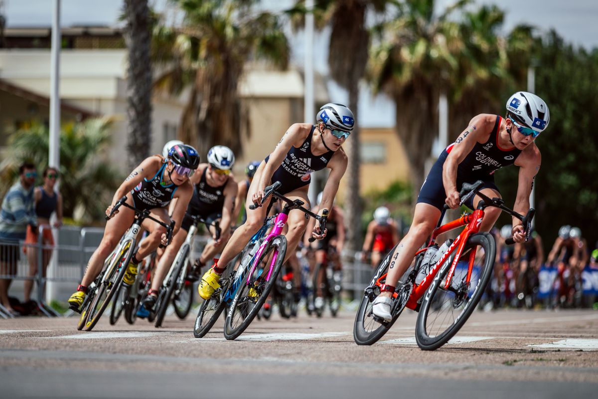 Au triathlon des JO, Cassandre Beaugrand s’est imposée sur un vélo Lapierre  Crédit Théo Gomez