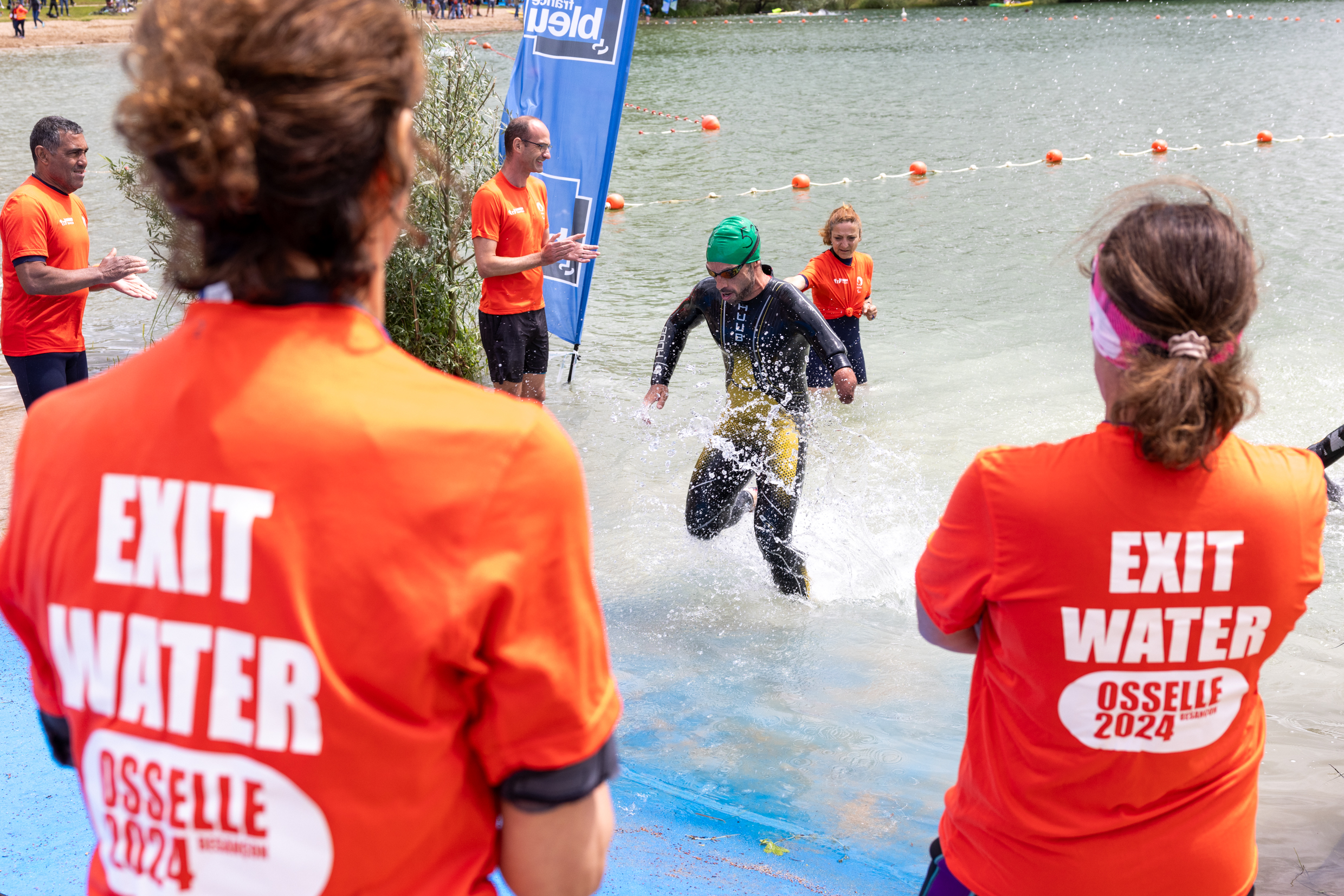 La Région était le partenaire majeur de l’étape de coupe du monde de para-triathlon d’Osselle, en juin 2024. Photo : Xavier Ducordeaux