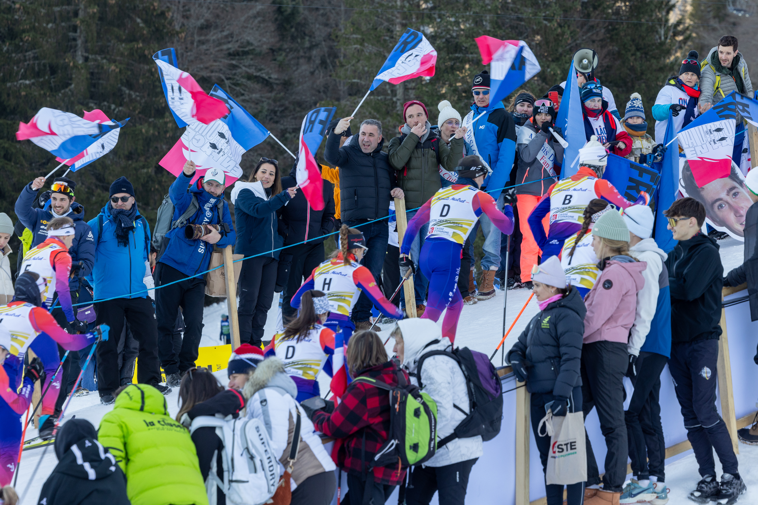 Passer le nouvel an au bord des pistes des Rousses : what else ? Photo : Xavier DUCORDEAUX.