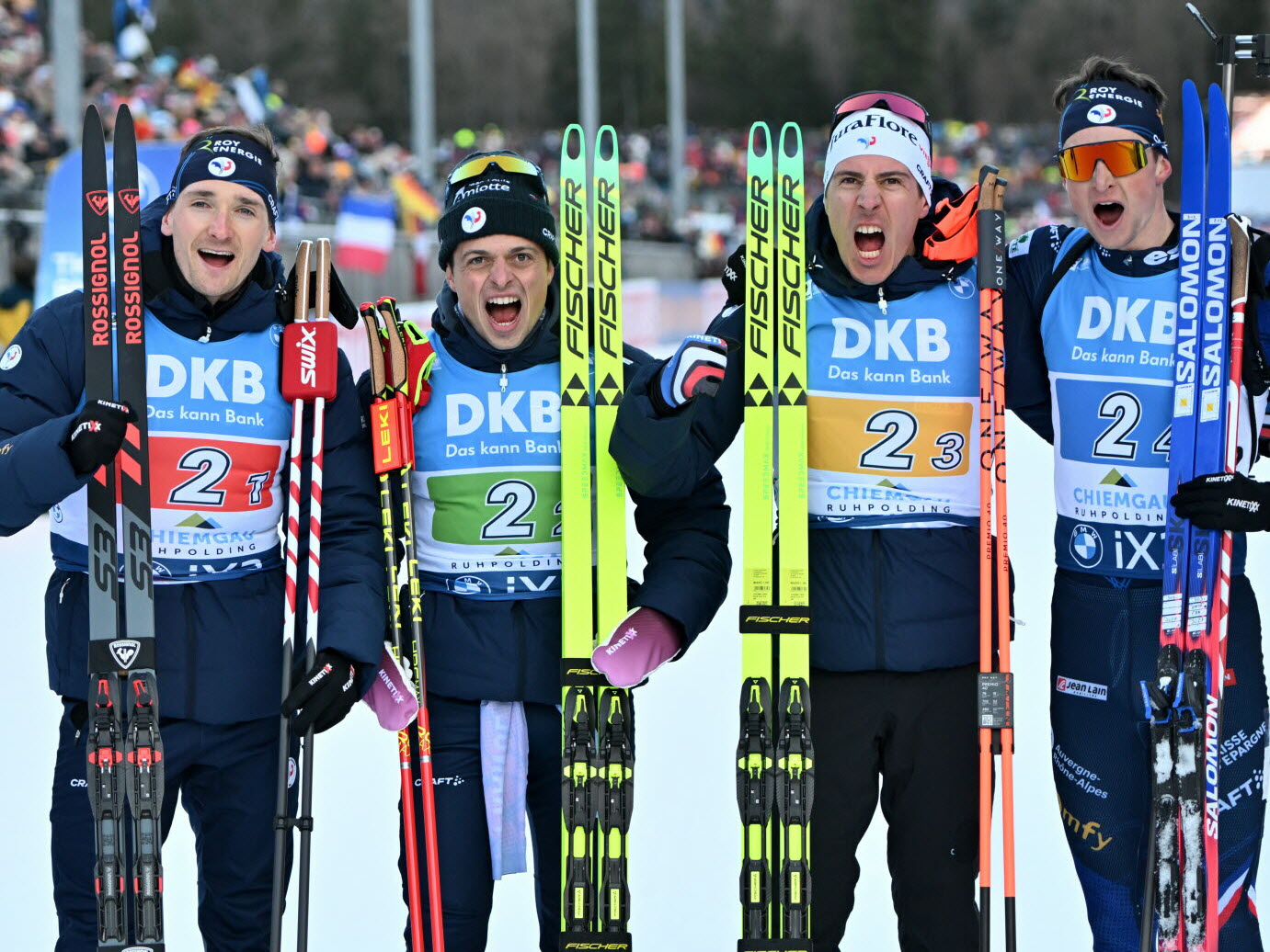 Oscar LOMBARDOT (2e en partant de la gauche) - DR